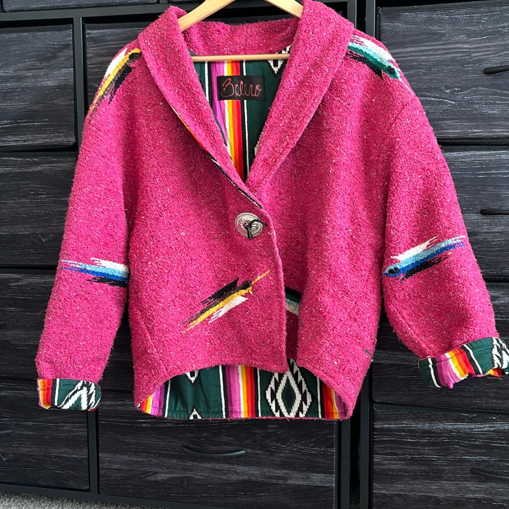 Bolero Western Horse Blanket Jacket